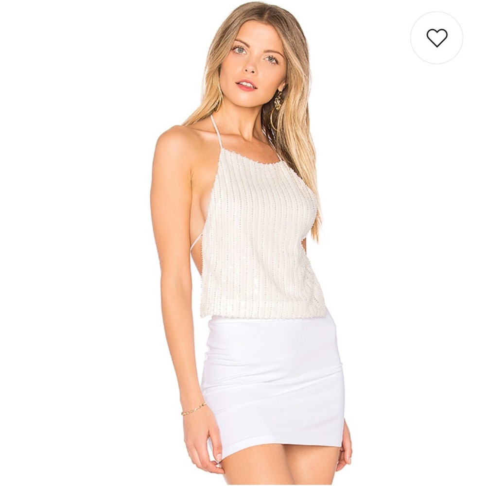 H:OURS Elise Top in White